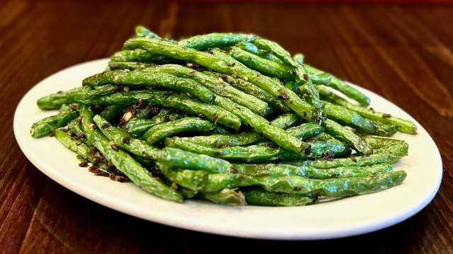 sichuan style string beans 干煸四季豆